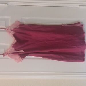 *Victoria's Secret Burgudy Nightgown Large